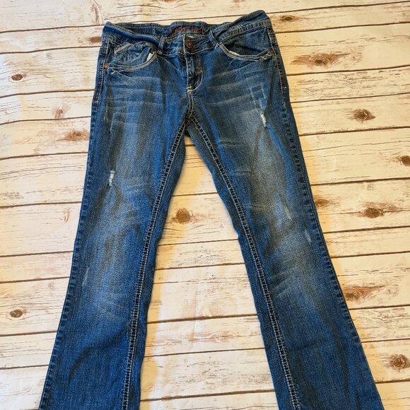 Hydraulic Metro Bootcut Jeans | Juniors 13/14 | Y2K Low Rise Retro Denim - Picture 1 of 8